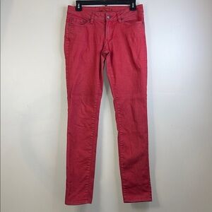 EUC Prana Women's Red Skinny Jeans Size 4/27 #309